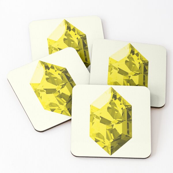 Item preview, Yellow Rupee Shattered Crystal designed and sold by gemdesignco.