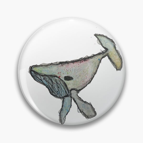 Item preview, Blue Whale scribble art designed and sold by rockyodome.