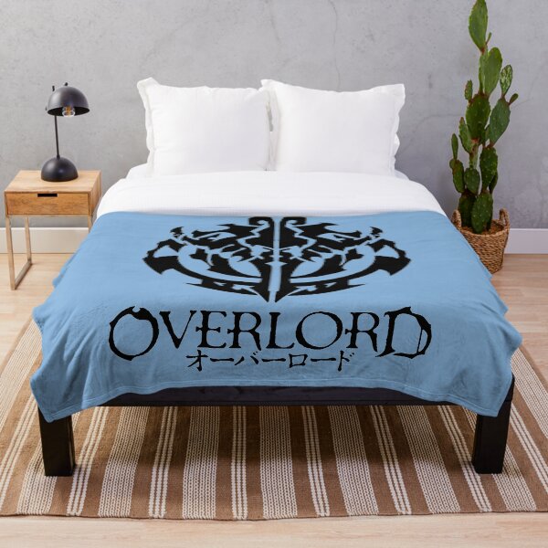 OVERLORD Anime Blue Throw Blanket