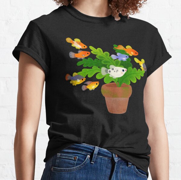 Vista previa del artículo con la obra «Peces y plantas de agua dulce - Platy», diseñado y vendido por pikaole.