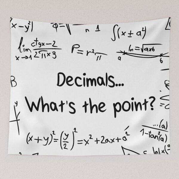 Item preview, What's the point of decimals? designed and sold by TyneDesigns.