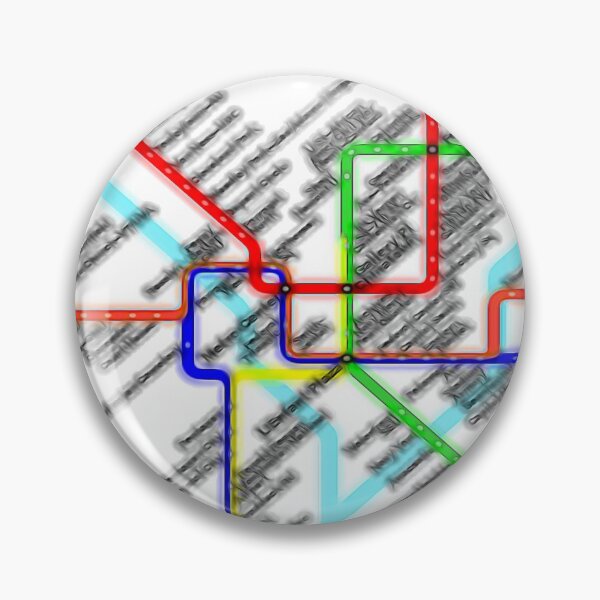 Item preview, Washington DC Metro Map designed and sold by mrthink.