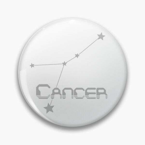 Retro Constellations: Cancer -- Gray Pin