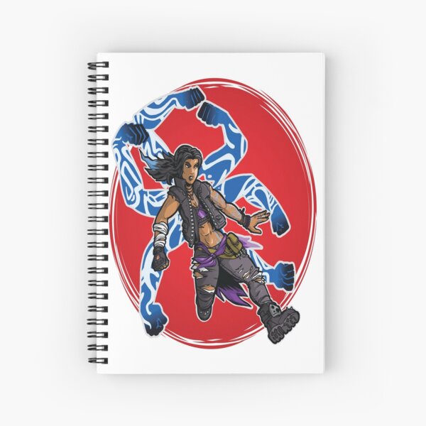 Amara The Siren Borderlands 3 The Tiger of Partali Spiral Notebook