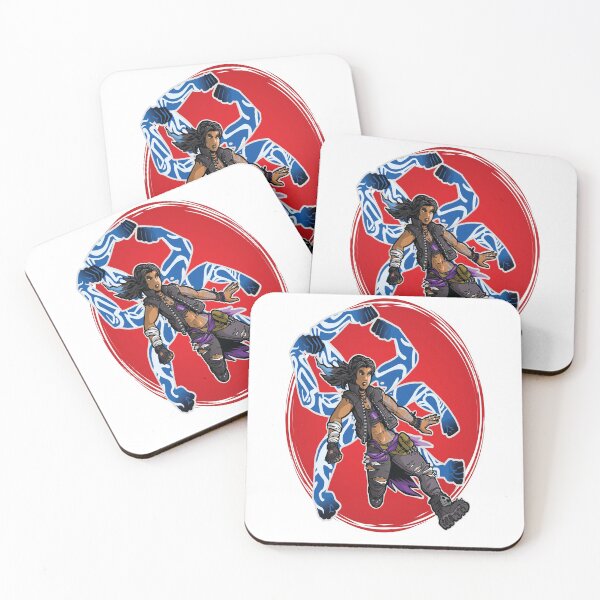 Amara The Siren Borderlands 3 The Tiger of Partali Coasters (Set of 4)
