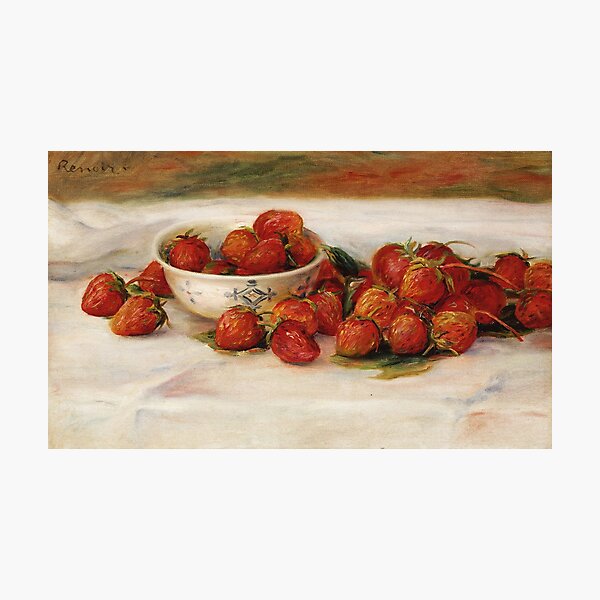 Auguste Renoir - Strawberries Photographic Print