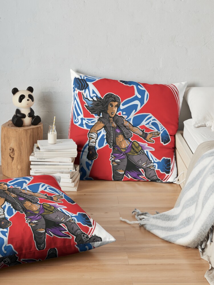 Alternate view of Amara The Siren Borderlands 3 The Tiger of Partali Floor Pillow