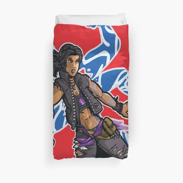 Amara The Siren Borderlands 3 The Tiger of Partali Duvet Cover