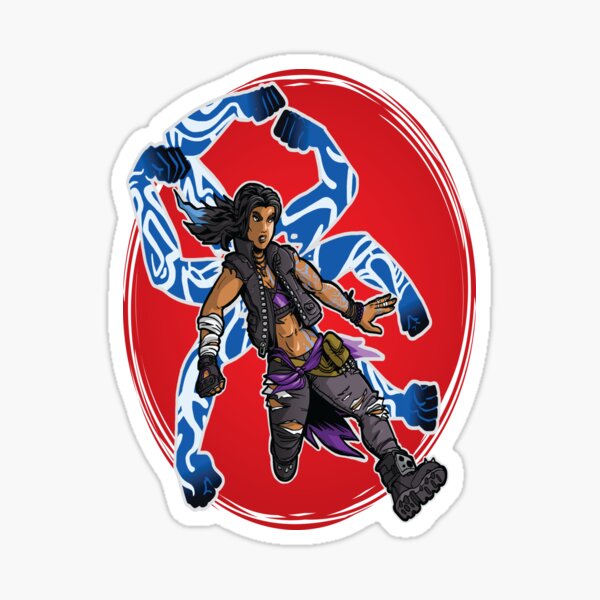 Amara The Siren Borderlands 3 The Tiger of Partali Sticker