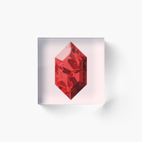 Item preview, Red Rupee Shattered Crystal designed and sold by gemdesignco.