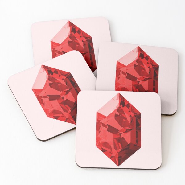 Item preview, Red Rupee Shattered Crystal designed and sold by gemdesignco.