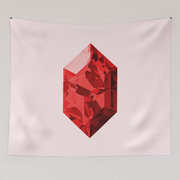 Item preview, Red Rupee Shattered Crystal designed and sold by gemdesignco.