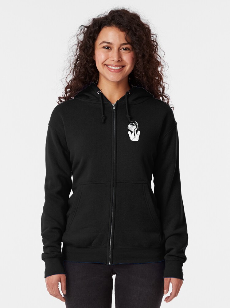 Alternate view of Best Tomie - Junji Ito HD Zipped Hoodie