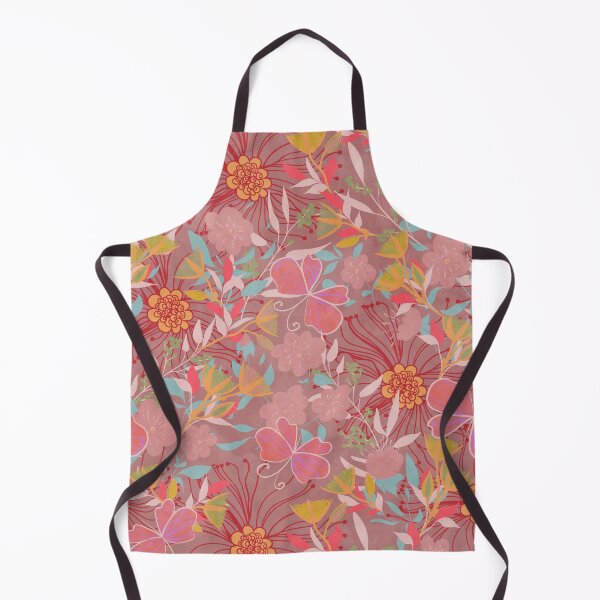 Item preview, Australian Floral Summer / dark pink background  designed and sold by Lidiebug.