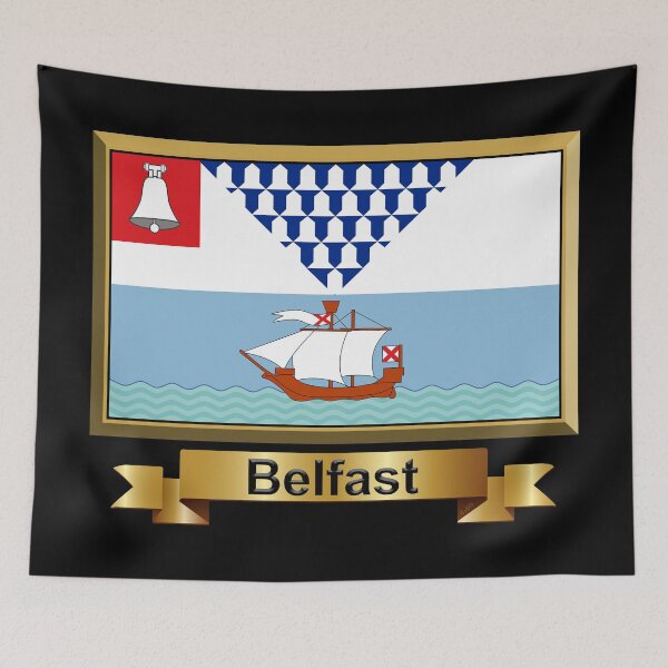 Item preview, Belfast Flag Gifts, Stickers & Products (N) designed and sold by mpodger.