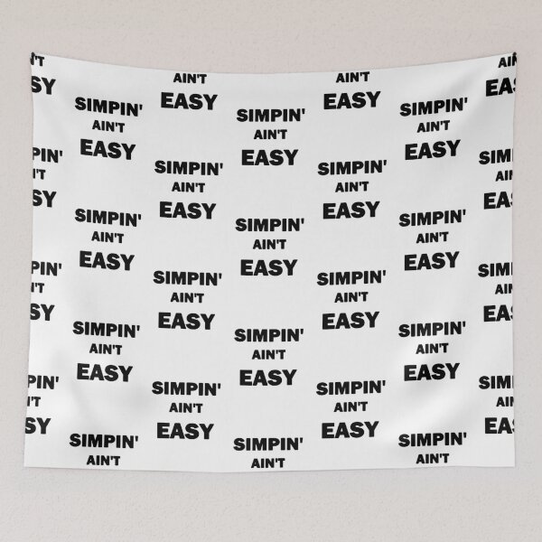 Item preview, Simpin' Aint Easy Black designed and sold by bebopboop.
