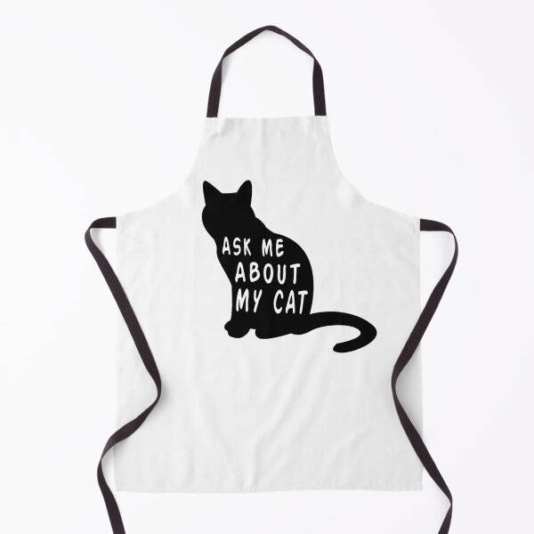 Item preview, Ask Me About My Cat Funny Feline Lover Novelty print designed and sold by nikkidawn74.