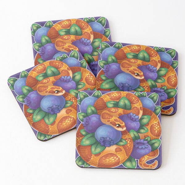Item preview, Snake and blueberry designed and sold by NatureDrawing.
