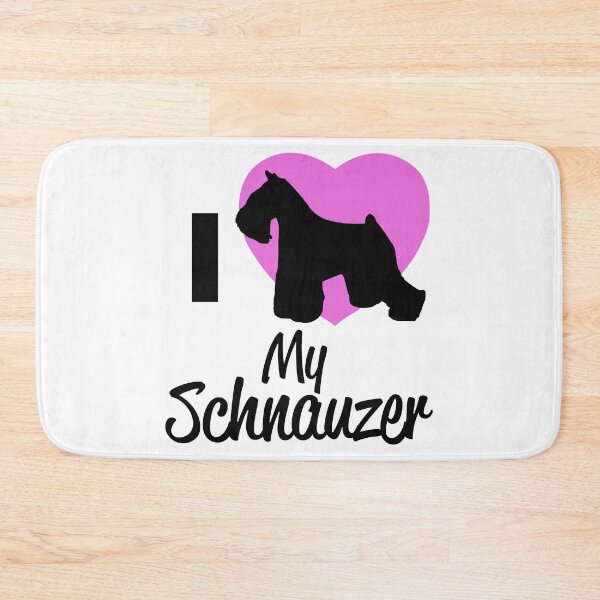 Item preview, I Heart My Schnauzer Novelty Graphic print for Dog Lovers designed and sold by nikkidawn74.