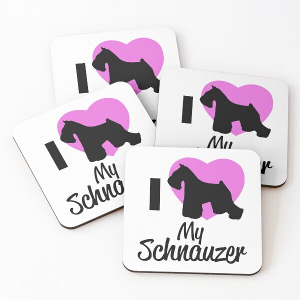 Item preview, I Heart My Schnauzer Novelty Graphic print for Dog Lovers designed and sold by nikkidawn74.