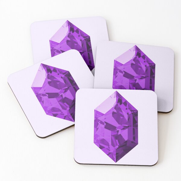 Item preview, Purple Rupee Shattered Crystal designed and sold by gemdesignco.