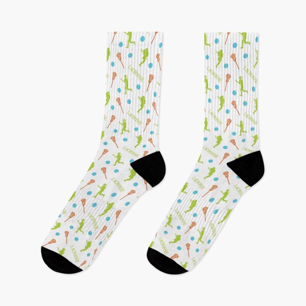 Item preview, Bright Tropical Colors Female Lacrosse Player Pattern designed and sold by Susan Says.