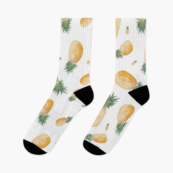 Item preview, Charming Beautiful Watercolored Natural Pineapples Pattern Gift idea designed and sold by Skynix.