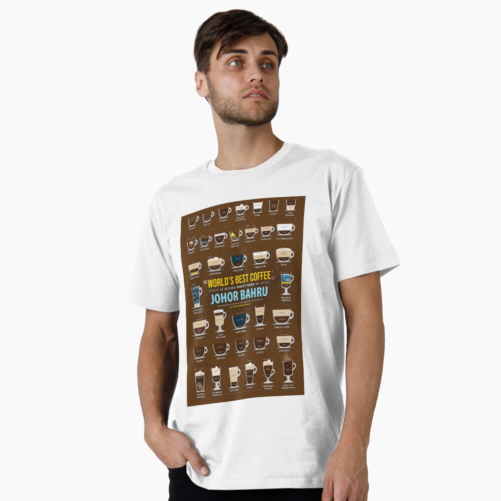 Johor Bahru, Malaysia, Johor Coffee Types Chart