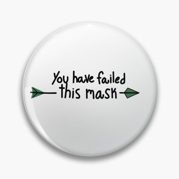 Item preview, Arrow| "you have failed this city (mask)" designed and sold by L-art.