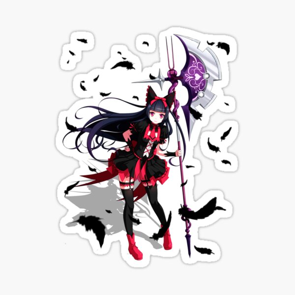 Rory Mercury Waifu - GATE Anime Sticker iPad Case & Skin by assiabaadi