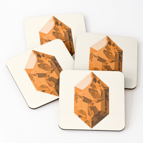 Item preview, Orange Rupee Shattered Crystal designed and sold by gemdesignco.