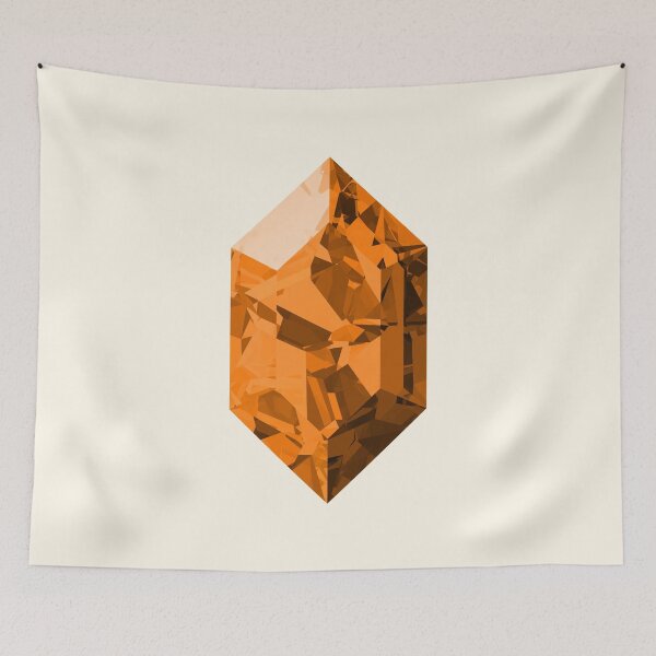Item preview, Orange Rupee Shattered Crystal designed and sold by gemdesignco.