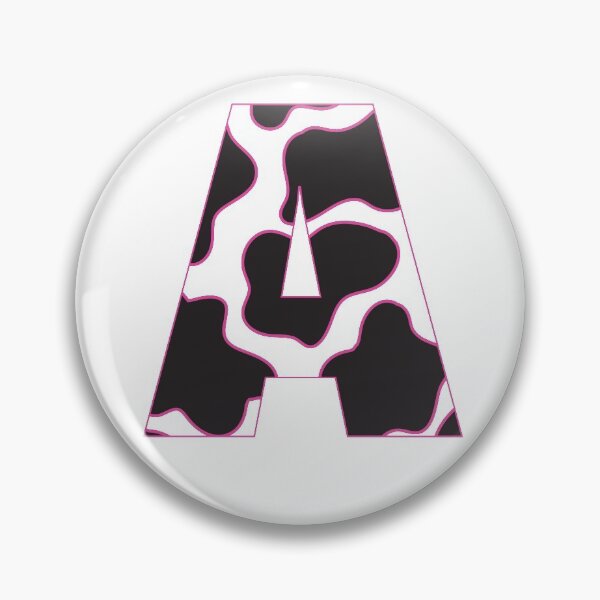 Item preview, cow print letter a designed and sold by keeganemma.