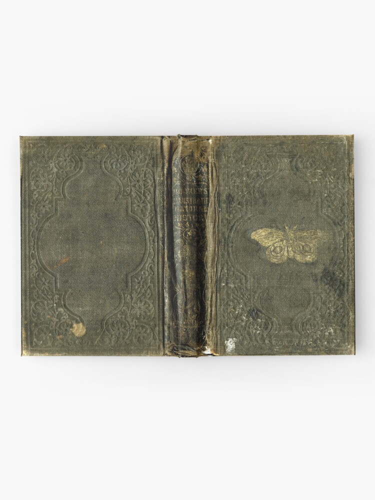 Alternate view of Antique Journal / Spellbook, Golden moth Hardcover Journal