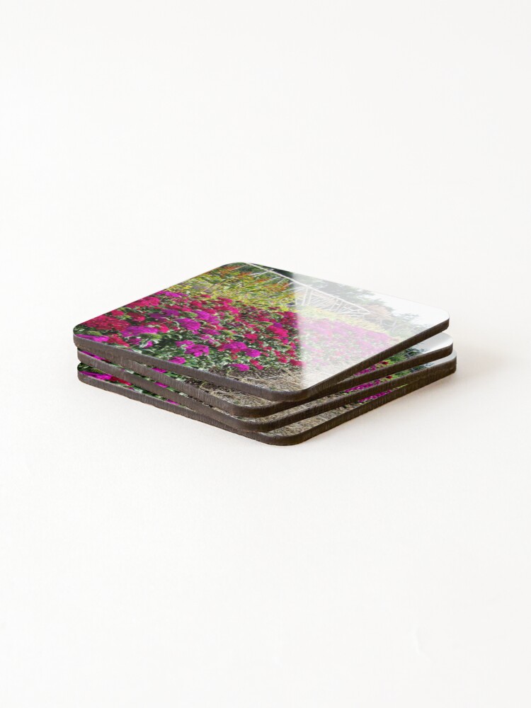 Thumbnail 4 of 5, Coasters (Set of 4), Bright Rows designed and sold by AGODIPhoto.