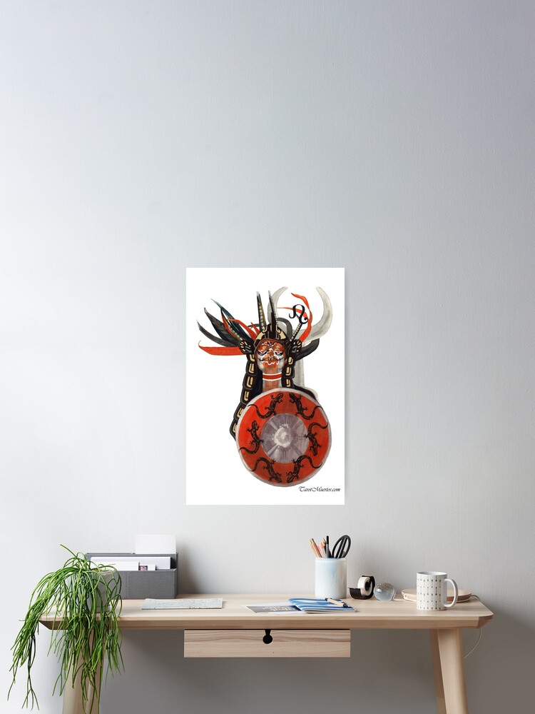 Thumbnail 2 of 3, Poster, Knight of Scepters - Caballero de Cetros designed and sold by tarotmuertos.
