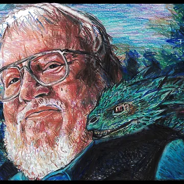 Artwork thumbnail, George R. R. Martin, Father Of Dragons by Neil Feigeles