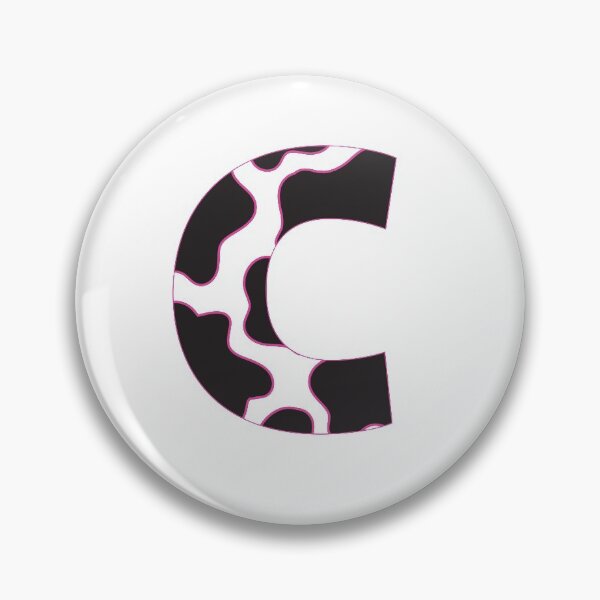 Item preview, cow print letter c designed and sold by keeganemma.