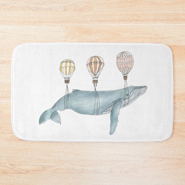 Item preview, Whale with hot air balloons designed and sold by luscorner.