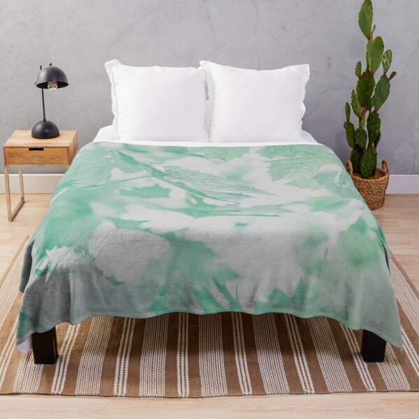 Item preview, Teal vine leaves, pattern designed and sold by LorandQuest.