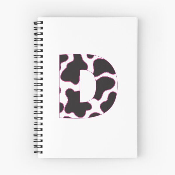 Item preview, cow print letter d designed and sold by keeganemma.