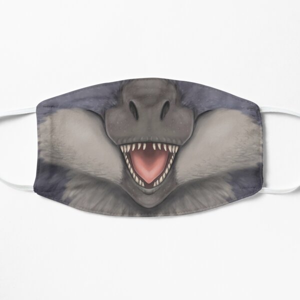 Dromaeosaur Face Flat Mask