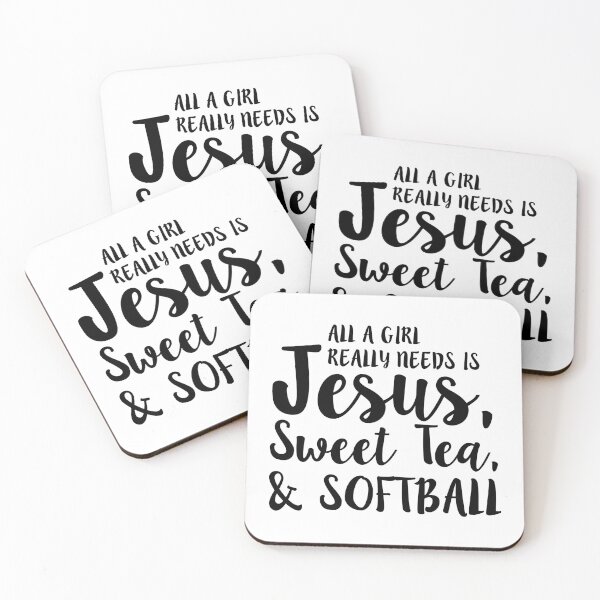 Item preview, All a Girl Really Needs is Jesus Sweet Tea Softball product designed and sold by nikkidawn74.