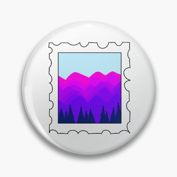 Item preview, Mountain Postal Stamp designed and sold by lizashev.