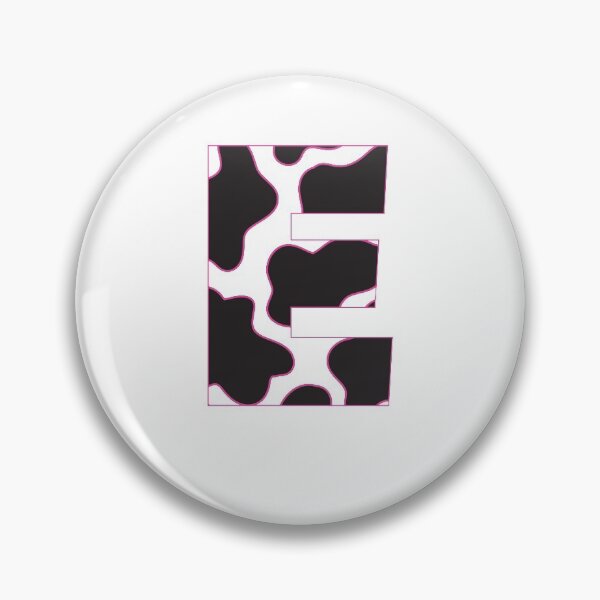 Item preview, cow print letter e designed and sold by keeganemma.