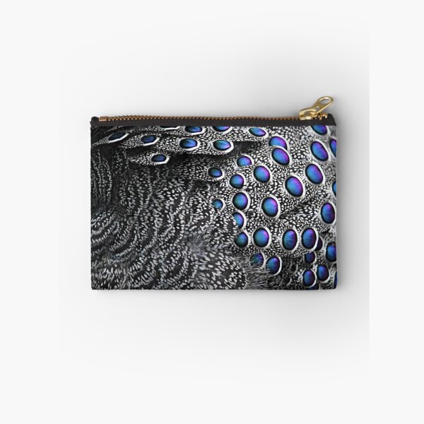 Item preview, Peacock Feather Photography Symmetrical Bird Art Blue & Purple Feather Art designed and sold by AlwaysGrowing.