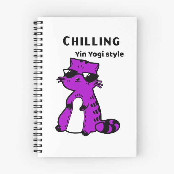 Item preview, Yin yoga cat designed and sold by LovingPresence.
