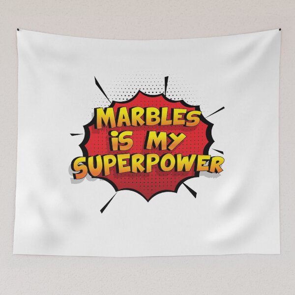 Item preview, Marbles is my Superpower Funny Design Marbles Gift designed and sold by Custom365.