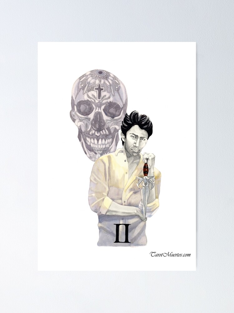 Thumbnail 1 of 3, Poster, King of Swords - Rey de Espadas designed and sold by tarotmuertos.