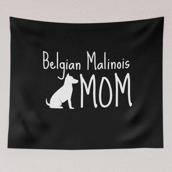 Item preview, Belgian Malinois silhouette Mom  designed and sold by Beyond Words.
